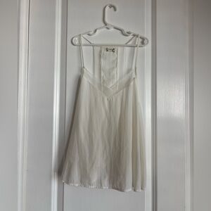 Free People Intimately Cream Slip Top with Spaghetti Straps